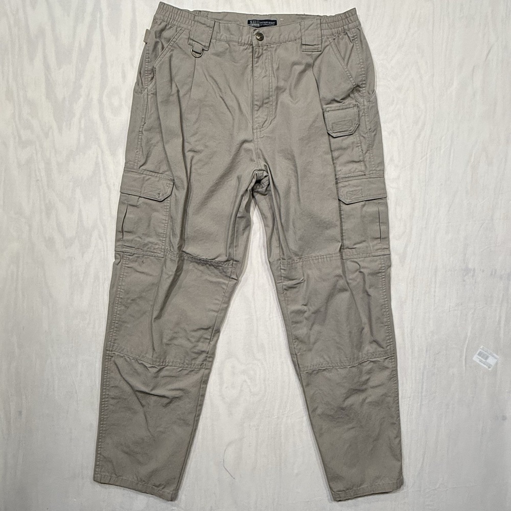 5.11 Tactical Series Pants Womens 16 Khaki Cargo Utility Workwear Cotton Outdoor